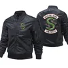 Riverdale South Side Serpents Jacke Männer TV Show herren bomber jacken streetwear hombre Winter Mäntel 5XL Männliche Windschutz Jacken 220212