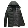 Drop Shipping Herr vinter bomulljacka män -20 grader tjockna varm parkas hooded coat fleece mans outwear jaqueta masculina