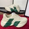 Дизайнер Rhyton Vintage Sneakers Мужчины женщины многоцветная повседневная обувь Платформа папа кроссовки Chaussures Ladies Luxurys Runner Trainers AAA1689