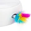 Electric Smart Teasing Stick Crazy Game Spinning Catching Mouse Donut Automatic Turntable Cat Toy LJ201125