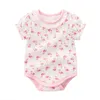 Vestiti per bambina appena nati abiti estivi rosa principessa bambine set di abbigliamento per la festa di compleanno 0 3 mesi robe bebe fille G1221