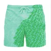 Pantaloncini da spiaggia da uomo Magico cambio colore costume da bagno costume da bagno estivo pantaloncini da bagno asciugatura rapida