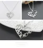 Chain Necklace Wholesale Necklace Mom Word Necklace Romantic Birthday Cheap Women Jewelry Pendants Necklaces