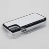 2D Sublimation Hard Plastic DIY Designer Telefon Väskor PC Sublimating Blank Bakgrundsskydd till iPhone 13 12 Pro Max 11 XS Samsung S21 XMaster