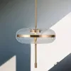 Waterrimpel Glas Hanglampen Moderne Eenvoud Eetkamer Bar Kledingwinkel LED Droplights Nordic Indoor Decoratieve Verlichtingsarmatuur