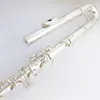 C key Bass Flute 14 Holes in line G Key Cupronickel Bass flutes Musical instruments ocarina with Case musical instruments3805142