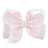 8 -дюймовые девушки Big Bowknot Paillette Harypins Jojo Barrettes блестящие шпильки детские аксессуары для волос