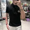 여름 짧은 폴로 의류 Camisa Masculina 캐주얼 스포츠 비즈니스 남성 폴로 셔츠 핫 드릴 2020 브랜드 다이아몬드 돌 남성 폴로