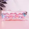 Leuke Laser Melkfles Etui Iriserende Laser Schattig Transparant Patroon Schoolbenodigdheden Kawaii Briefpapier Kinderen Prijs Supply293r