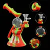 Yuvarlak Cam Su Bong Beher Nargile Yağ Teçhizatı Bongs Boru Tütün Bubbler Dab Rigs Nargile