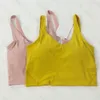 Yoga Aligner Soutien-Gorge De Sport Gym Vêtements Femmes Sous-Vêtements Réservoirs Camis Antichoc Courir Haute Résistance Fitness Entraînement U Dos Sexy Rembourré Tops Gilet