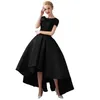 Asymmetrisk bollklänning Kvällsklänningar Plus Size Luxury Prom Formal Dress Short Sleeve Formal Robe de Soiree9389838