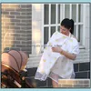Mother Feeding Maternity Breast Nursing Pads Baby Infant Cotton Outdoor Ers Apron Shawl Anti-Emptied Breastfeeding Er Scarf Drop Delivery 20