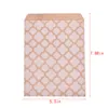 25 pezzi Kraft Bags Paper Bags Bags Treat BagsGift Bagna Booder Bagpastry Strumento Wapping Wedding Party Suppl 7593588