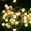 5M 40 Светодиодные светильники RGB Открытый Рождественские огни Гирлянды String Fairy Ball Light для Свадебной праздничной Украшения Лампа Фестиваль 220 В