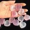 Natuurlijke Rose Gift Quartz Hartvormige Roze Crystal Gesneden Palm Love Healing Gemstone Lover Gife Stone Gems505A512A338F