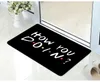 Amigos engraçados TV Friends Friends Central Perk Logo Door Mat Ceramic Friends TV Descoloração Carpet Creative Christmas Birthday Gif T200415