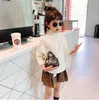 Neue Kinder Geldbörsen Kleine Mädchen Geschenke Mini Lackleder Umhängetasche Kinder PU Leder Shell One Shoulder bag2941153