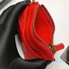 Designer-Damenbrieftasche Marmont, Kartenhalter als Schlüsselanhänger, Dekoration, modische Geldbörse mit Reißverschluss