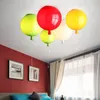 Coloré ballon LED plafonnier enfant enfant chambre lampe applique murale E27 moderne Simple intérieur éclairage à la maison