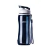 Plastvattenflaska med rep 560ml Bärbara Sport Dricka Flaskor Män Kvinnor Utomhus Camping Vandring Tumbler By Sea GCE13329