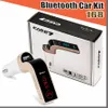 Modulador sem fio do transmissor do carro Bluetooth MP3 FM 2.1A carregador do carro kit sem fio suporte mãos-livres G7 com carregador de carro USB com pacote