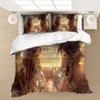 ANIME ATTHET ON TITAN 3D طباعة الفراش مجموعة لحاف الأغطية وسادات المعزيرة مجموعة الفراش مجموعة السرير السرير لينينو ورقة C1018207P