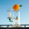 Commercio all'ingrosso Unico Bong alla pesca Tubi per l'acqua in vetro da 7 pollici Ciotola Perc Soffione percolatore 14mm Femmina Dab Rigs Bong inebrianti Frutta Bruciatore a olio Nuovo