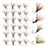 BIMOO 24PCSbox Tenkara Muchy w wodoodpornym pudełku muchowym Rozmiar 12 kolczastego haczyka Tenkara Fisht Bait Przynęta 2010309351424