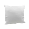 Värmeutskrift Vit sublimering Pillowcases 45 * 45cm DIY Blank kuddkudde kuddehölje för värmeöverföring Soffa kuddefodral