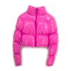 AtxyxtA Puffer Jacket Cropped Parka Bubble Coat Inverno Donna New Fashion Abbigliamento Giallo 201124