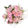 Fake Flowers Ranunculus & Hydrangea (7 Stem/Bunch) 11" Length Simulation Camellia Plastic Accessories for Home Decorative Artificial Flower