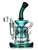Recycler Wasserpfeifen Bong Becherbasis Wasserbongs Berauschende Glasbohrinseln Perkolator Wasserpfeifen Rauchrohr mit 14-mm-Verbindung