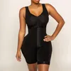 Kvinnors Shapers Tummy Control Shapewear High Compression Faja Bodysuit Postpartum Open Bust