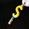 Heady dab verktyg penna form för vatten glas bongs vax olja tecknad nummer rökning naglar glas rökning tillbehör olja dab riggar dcc18