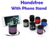 Handsfree Useful Speaker With Mobile Phone Holder Stand Living bedroom Wireless Support TF Card For Mobile Phone PC Speakers DHL FREE