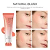 6 Kolory Ciecz Blush Krem Makeup Professional Natural Cheek Blusher Face Makijaż Rozjaśnia Skóra Długotrwałe Kosmetyczne 12ml