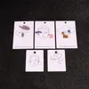 18 Style 100pcs/lot 6*9cm Earrings/Necklace Display Cards, Jewelry Copper Card Thick European and American Design Display Packaging Cards