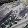 Yaxinlan conjunto de cama noctilucente duas cores puro algodão planta flores padrões de flores de cama de cama colilão capa fronha 4-7pcs y200111