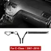 Decorazione per interni auto Modanatura Strisce in fibra di carbonio Adesivo per decalcomanie per strisce di controllo centrale per Mercedes Classe C W204198e