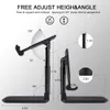Foldable Mobile Phone Holder Adjustable Desktop Tablet Stand Portable Universal Cell Phone Desk Stand for iPhone iPad with Retail Package