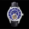 TW 1663406 Orologi da uomo Montre DE Luxe Swiss 43mm 978 tourbillon movimento automatico della macchina cassa in acciaio fine orologio con diamanti Orologi da polso