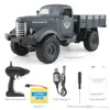 JJRC Q61 Pilot zdalnego sterowania 1/16 6WD Off-road Military Truck Zabawki, Metal C Higher, Pochylona różnica płaszczyzna, LED Lights, Kid Christmas Gift, Użyj