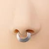 Segment articulé nez anneau Piercing acier chirurgical cerceau Septum Clicker oreille Cartilage boucles d'oreilles Tragus lèvre piercing bijoux