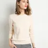 Kvinnors tröja Autumn Winter Clothes Solid O Neck Wool Women's Sweater Jumper Long Sleeve Sticked tröja tröjor 201204