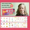 Mideer Art Craft Stickers Temporary Painting Set pour enfants Fashion Body Art Artoproof Kids Fun Toys