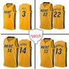 Miami's Heat's Driane 3 Wade Koszulki do koszykówki 13 Adebayo Jimmy 22 Butler Jersey Tyler 14 Herro Men 2021 Camiseta Baloncesto T-shirt stock S-XXL 75th