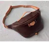 Wholesale waist bags New Fashion Real Leather Brown flower Handbags Women Bags Fanny Packs Waist Bags Handbag Lady Belt Chest bag High Quality