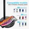 Original Wireless Charging chargers Headphone Stand 5W/7.5W/10W Fast Charging Speed Headset Holder with LED For All Qi Phone