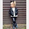 Fashion Baby Girls Leather Jackets PU Short Coat for Girl Outerwear Cloth infant baby jacket High Quality Spring born Coats LJ20117